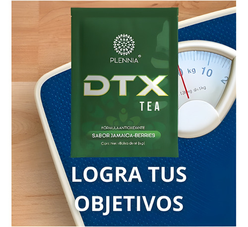 Dtx Tea-5 Pza Desinflama Elimina Toxinas Del Cuerpo Y Colon