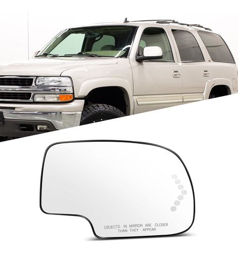 Itopup Espejo Retrovisor Cristal Para Chevy Silverado Señal