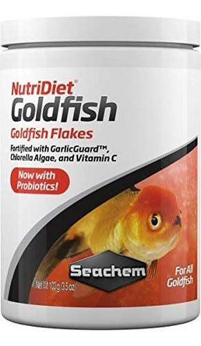 Seachem Nutridiet Goldfish Fish Flakes - Fórmula Probiótica 