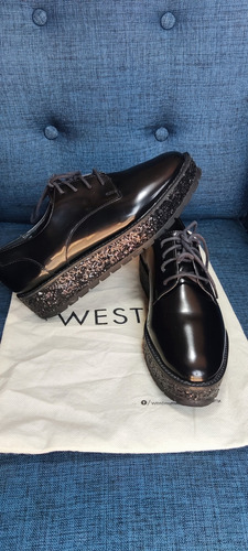 Zapatos Westies Dama Negro 24.5 (Usado)