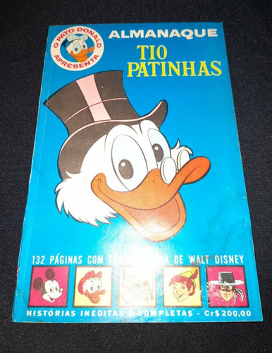 Tio Patinhas Nº 1 - 1963 - Excelente - Oportunidade Única (Usado)