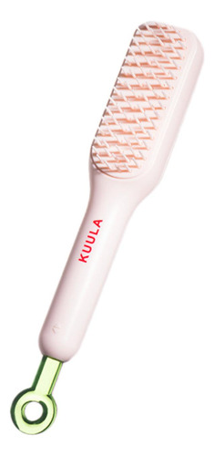 Cepillo De Pelo Autolimpiante Multiusos Para Mujer Rosa