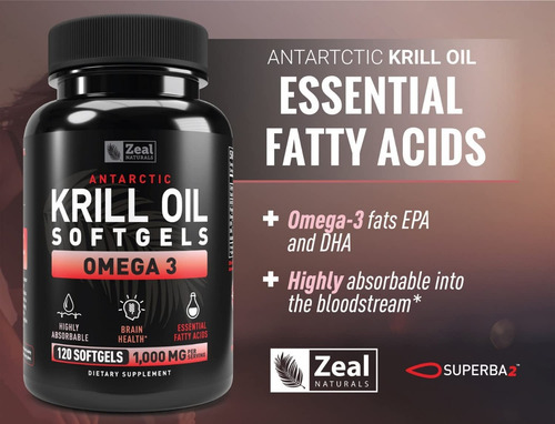 Aceite De Krill Antartico 120 C