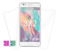 Comprar 3x2 Mica Cristal Templado 9h Compatible Con Htc Desire 10