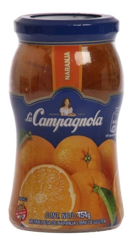 Mermelada Campagnola Naranja 454 Grs