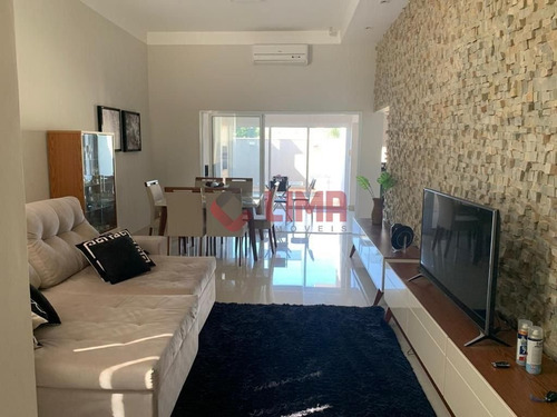 Imagem 1 de 15 de Linda Residência Mobiliada Em Condomínio Residencial Tavano - 63850846