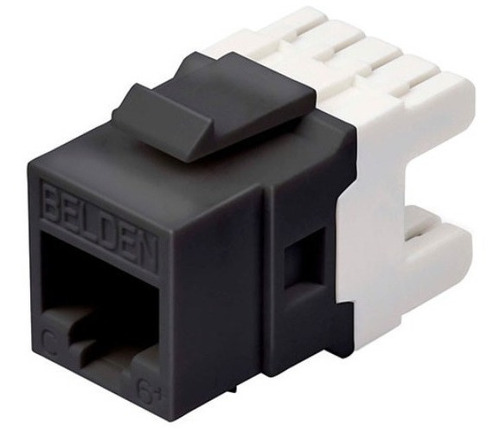 Jack Belden Modular Ax101321 P/ Plug Cat6+ Negro