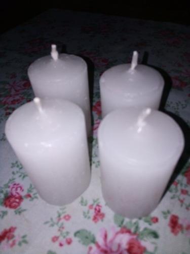 Velas Blancas Pack De 10 Unidades, 15 Años, Bodas, Bautismos