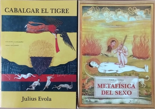 Lote X 2 Julius Evola Cabalgar El Tigre Metafisica Sexo Fdh