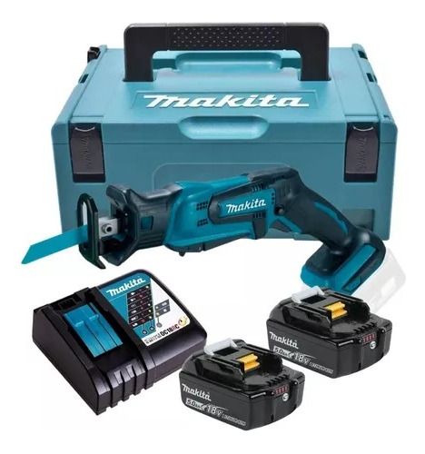 Serra Sabre Makita Djr185z 18v 2bat 5ah Carregador Maleta