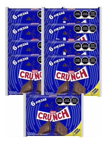 Chocolate Crunch Azul Nestle 48 Pz 40 G C/u