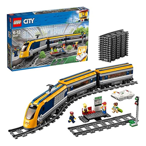 Lego City Passenger Rc Train Toy, Juego De Vías De Construcc