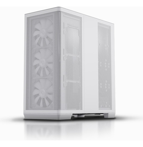 Gabinete Gamer Apnx C1 Blanco Maxima Calidad Alta Gama 4 Fan