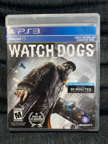 Watch Dogs Playstation 3 Ps3 Walmart Edition