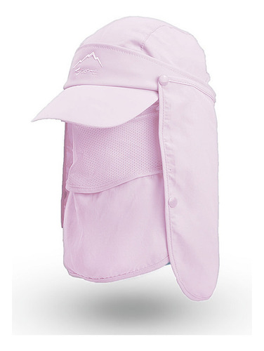 Gorra De Sol Con Solapa Extraíble For La Cara Y El Cuello,