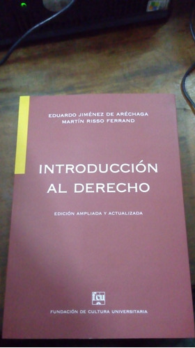 Libro Introducción Al Derecho