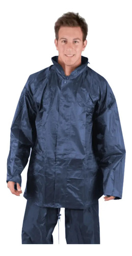 Pilot Italiano Impermeable Unisex En Nylon Pvc 