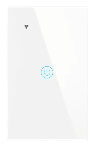 Interruptor Inteligente Wifi Sencillo Con Y Sin Neutro Blanc