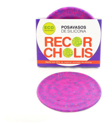 Posavasos Recorcholis De Silicona Pack X 4 Ecosustentables