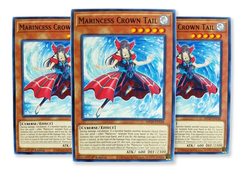 Yugi-oh! X3 Marincess Crown Tail Chim-en003 Comun