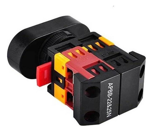 Botão Duplo Liga/desliga Nr12 Com Ressalto Iluminado 220v