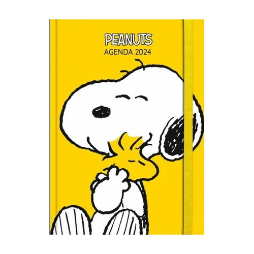 Agenda 2024 Snoopy Book Diaria (amarilla)