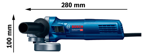 Amoladora Angular Bosch Gws 9-125s 900w Rex Azul Azul