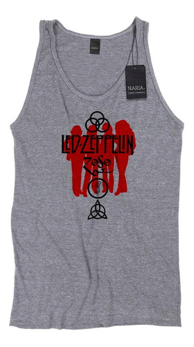 Musculosa Hombre Led Zeppelin Dibujo Art Logo - Mulz1