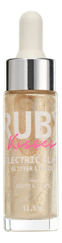 Glitter Liquido Electric Glaze Corpo E Rosto - Ruby Kisses