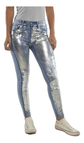 Jeans Plata Celeste Divino Jeans