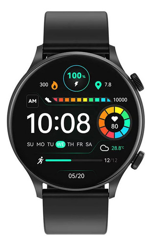 Haylou Smartwatch Solar Plus Ls16 Calling Negro Reloj