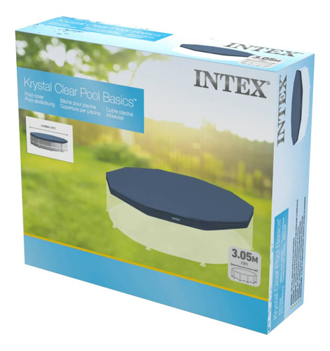 Cobertor Intex Para Piscina  Estructural De 305cm Genuinos