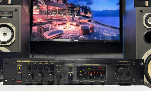Pre Amplificador Cygnus Cp-1800x Black/conservação Raríssima (Usado)