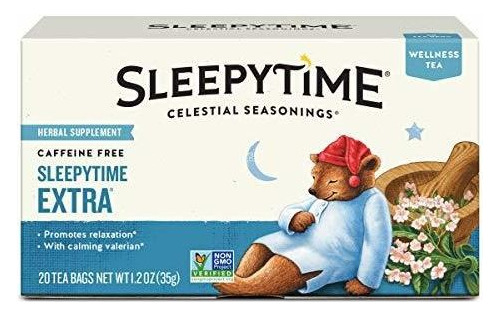 Caja De Tè Té De Bienestar Celestial Seasonings, Sleepytim