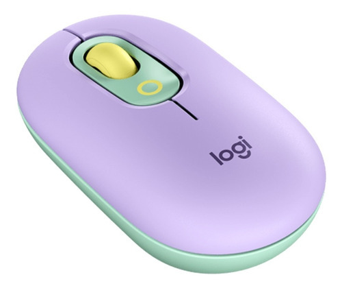 Kit Teclado Mecanico Y Mouse Logitech Pop Keys Daydream Color Del Teclado Lila - Amarillo