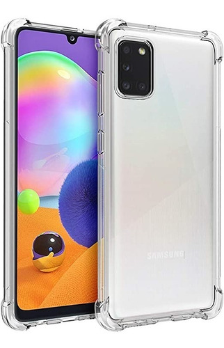 Funda Transparente  Reforzada Tpu Para Samsung A31