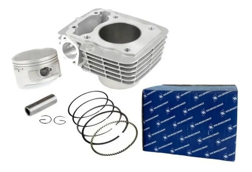 Kit Cilindro + Piston Completo Brasil Yamaha Ybr Xtz 125 Rpm