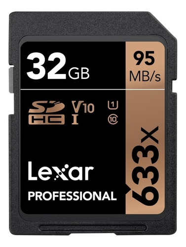  Tarjeta Memoria Lexar Pro 633x Sdhc Memory Card 32gb