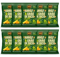 Comprar Kit 10 Unid Snack Puffs Arroz Grão Bico Cebola Solo Snacks