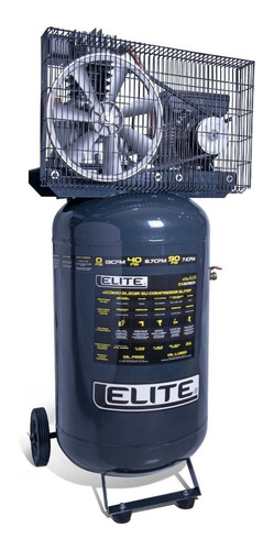 Imagen 5 de 8 de Compresor De Aire De Polea 3.0 Hp 180 Litros 130 Psi
