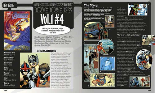 Imagen 2 de 8 de Libro: Marvel The Avengers The Ultimate Guide, New Edition