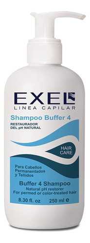 Linea Capilar Shampoo Buffer 4 Exel 250 Ml Cabellos Teñidos