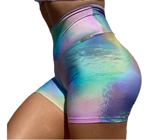 Imagem 2 de 5 de Short Com Franzido Empina Bumbum Marca Moving Original 505