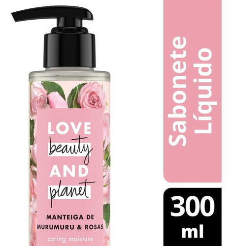Sabonete Líquido Caring Moisture Love Beauty & Planet 300ml