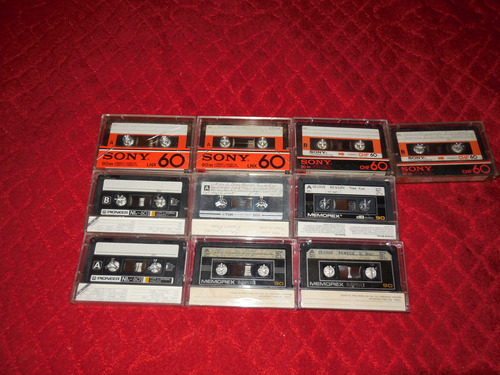 Cassette De Audio Vintage Varias Marcas Regrabar 10 Pzas