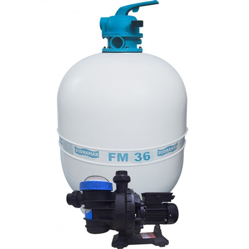 Sistema Completo Filtro Fm36 + Bmc33 Sodramar P/ 40.000l