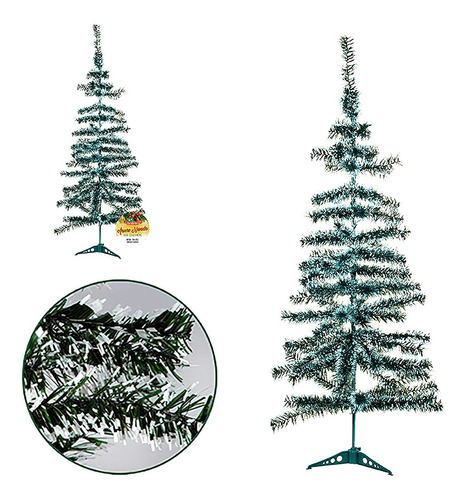 Árvore De Natal Pinheiro 120cm Nevada 110 Galhos Decoração | Parcelamento  sem juros