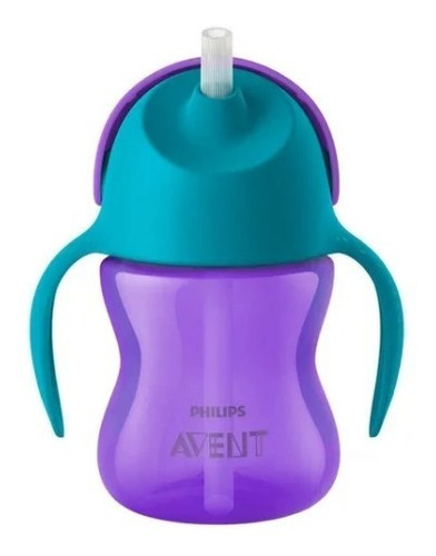 Vaso Antiderrame Pajita 200ml +9m Avent Straw Cup Maternelle