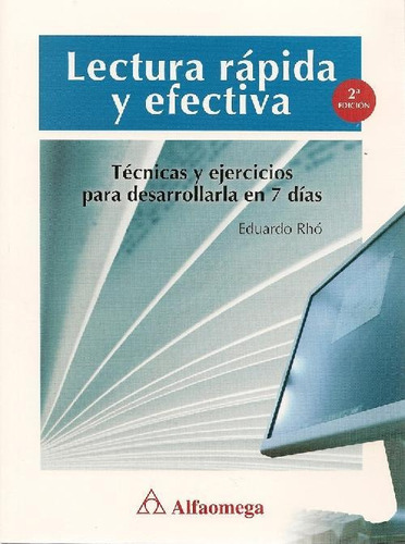 Libro Lectura Rapida Y Efectiva De Eduardo Rhó