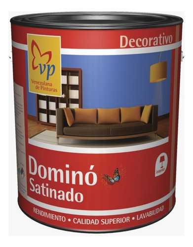 Pintura Satinado Blanco Durazno Vp Dominó